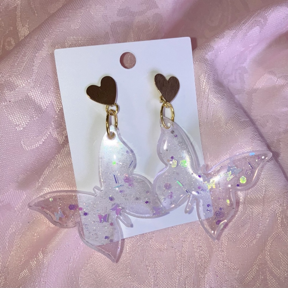 Butterfly 🦋 Resin Earrings ***HANDMADE**